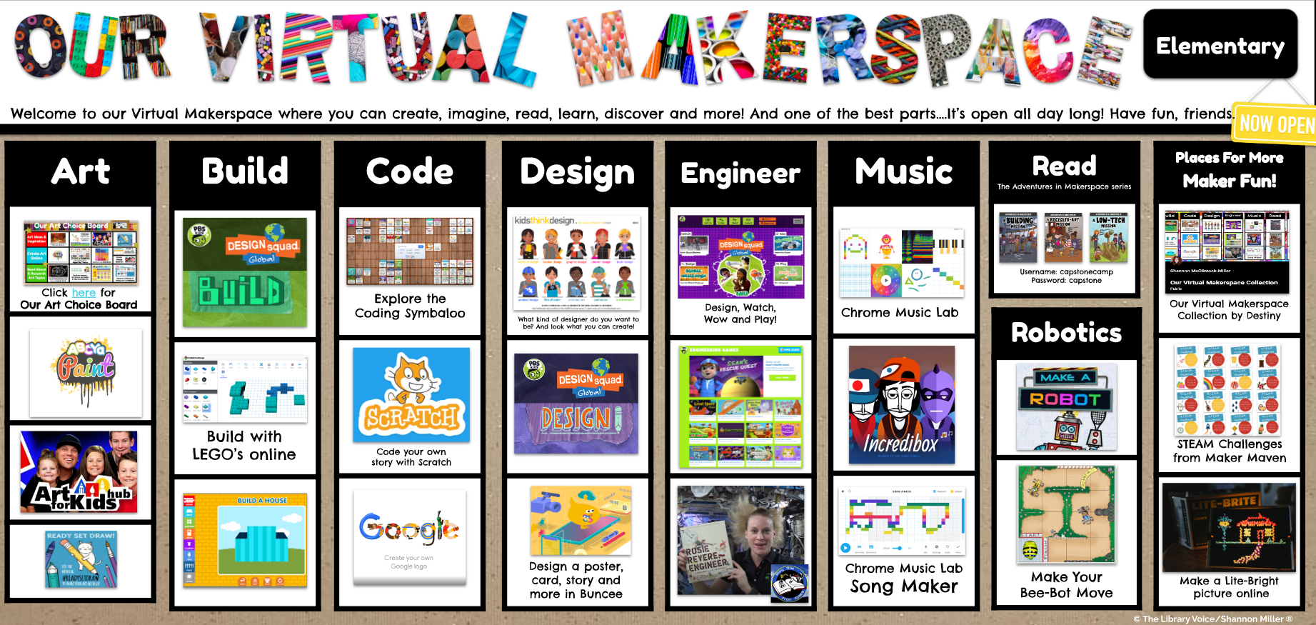 Virtual Makerspace Links